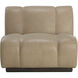 Blaise Sahara Sand Leather Swivel Lounge Chair, Swivel